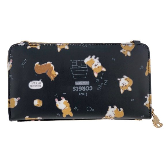 Waterproof Corgi Crossbody Shoulder Clutch Purse - Picture 2 of 15